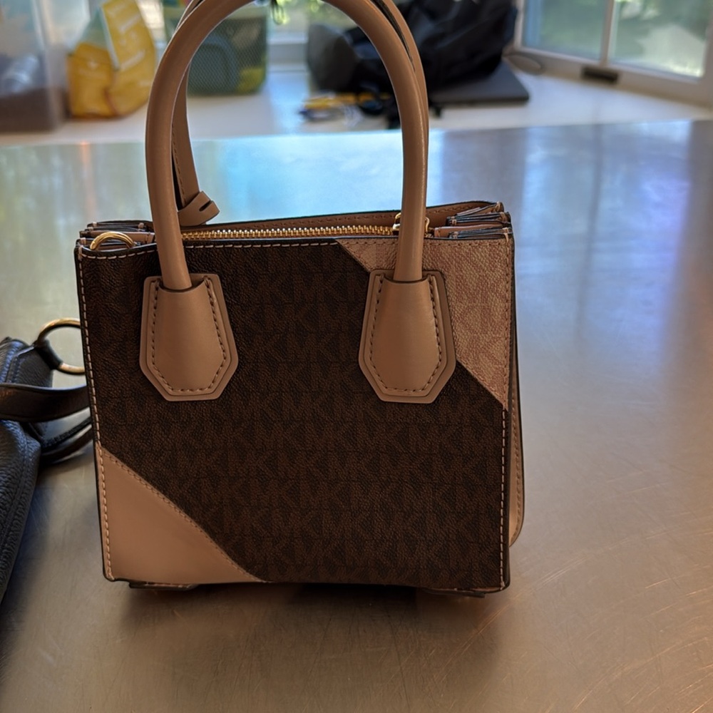 Michael Kors Black Hobo Bag with Gold Accents - Picture 5 of 5